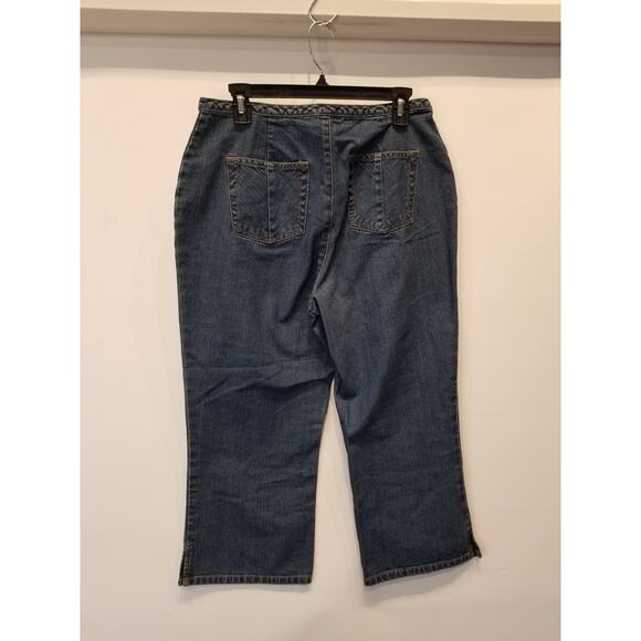 Sonoma Denim Capri Jean Capris Boho Style Size 10 - Picture 5 of 6